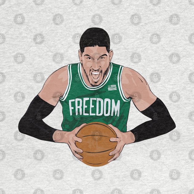 Enes Freedom USA NBA by RipleyArtShop